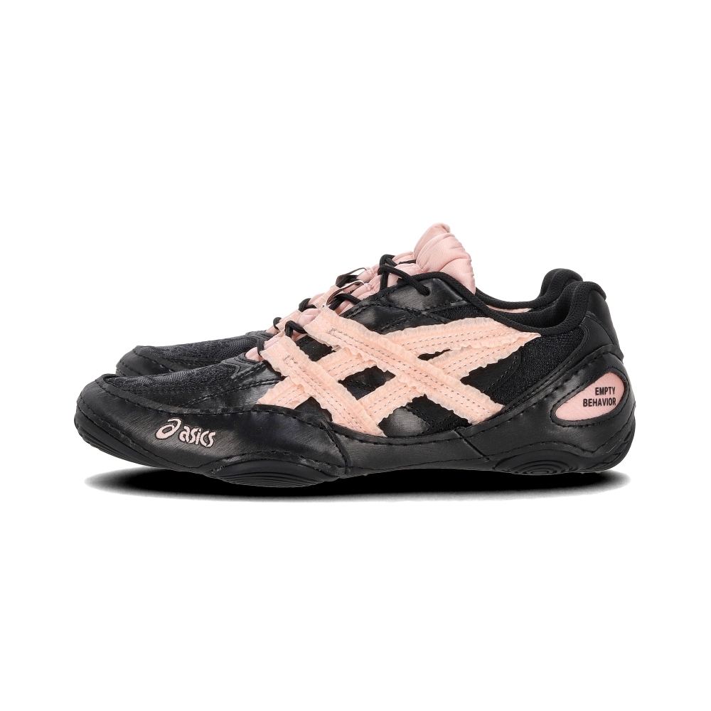 Asics X Empty Behavior Hypersync 男女鞋 黑粉色 荷葉邊 休閒鞋 1203B146001