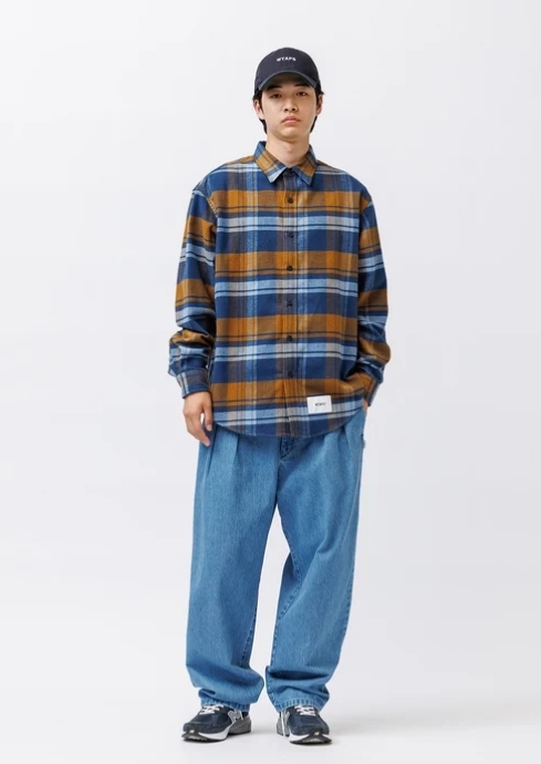 現貨|WTAPS TXT 01 / LS / COTTON. FLANNEL. TEXTILE 262TQDT-SHM02