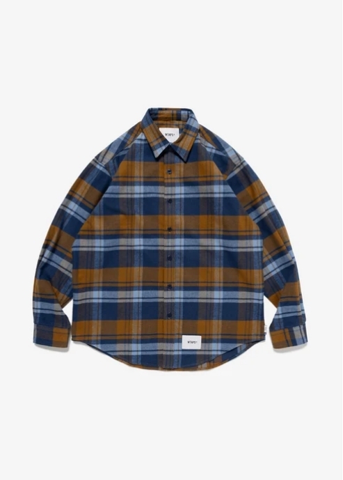 現貨|WTAPS TXT 01 / LS / COTTON. FLANNEL. TEXTILE 262TQDT-SHM02