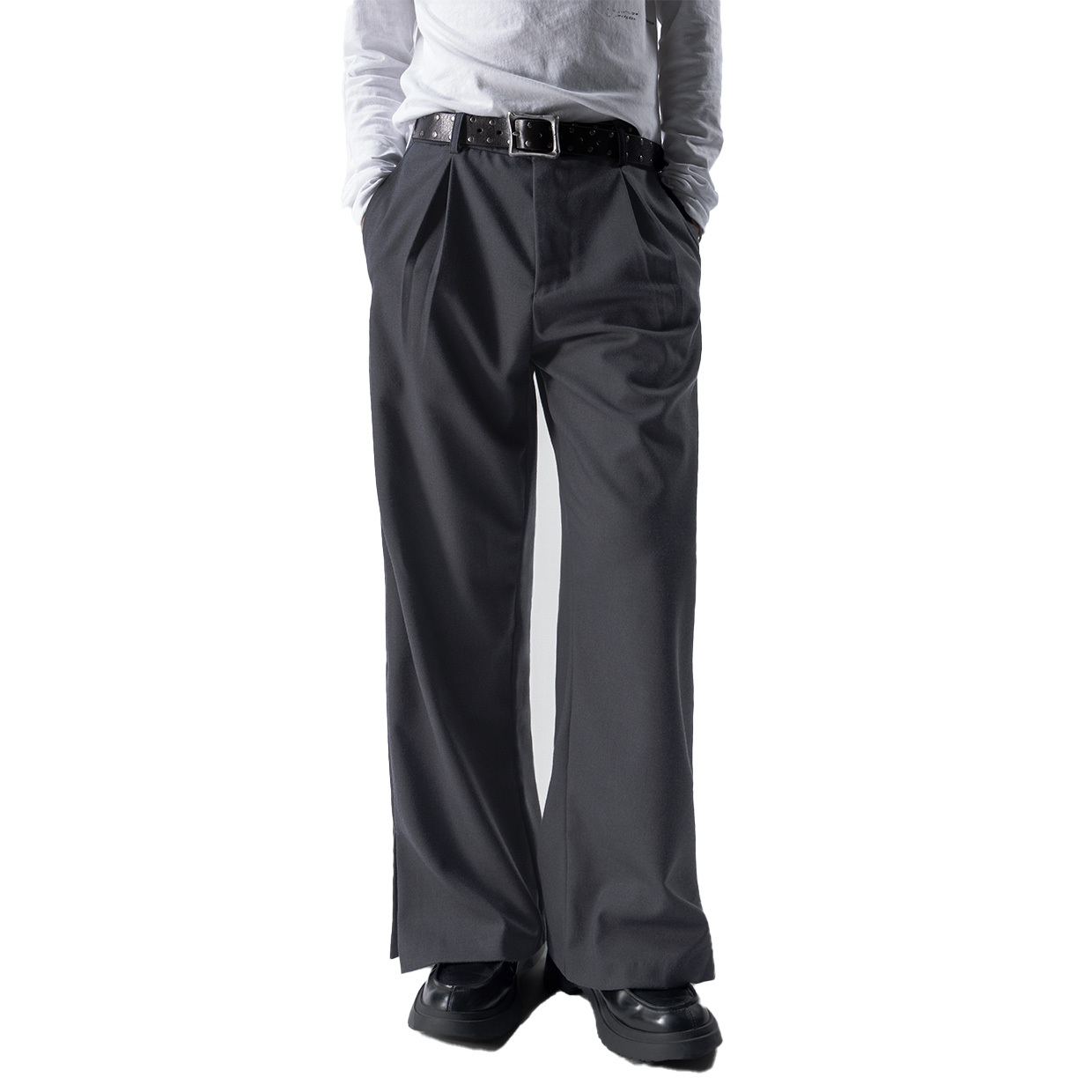 Anonymous Talking Pleated Trousers 打褶西裝長褲