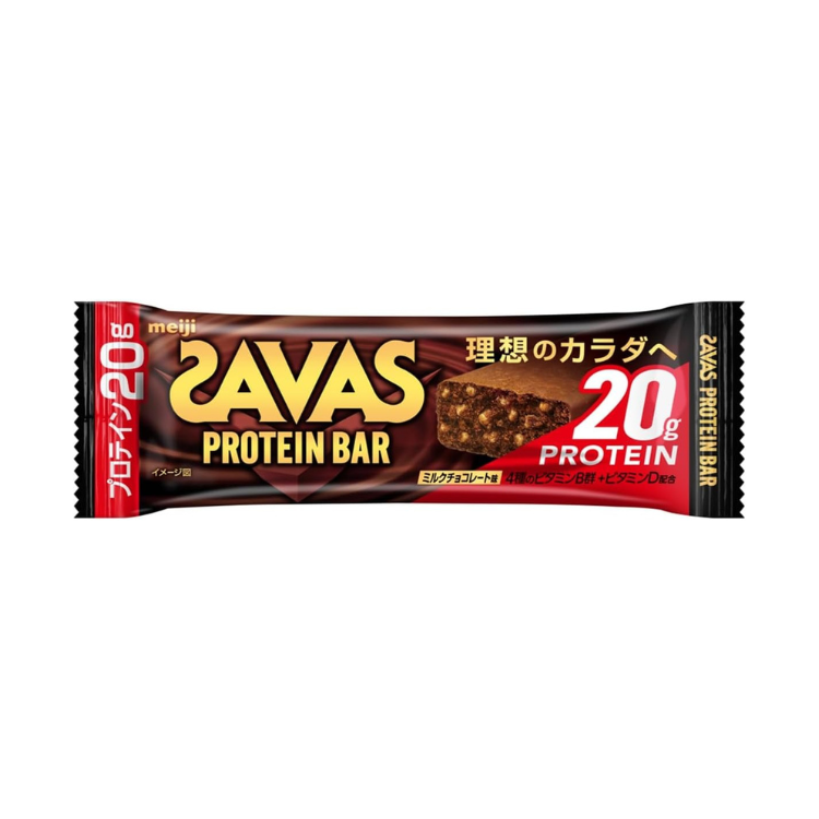 明治 SAVAS 高蛋白能量棒 牛奶巧克力風味 60g