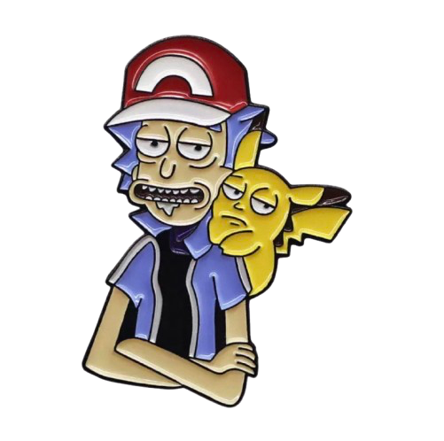 Rick and Morty - Pin Pack 瑞克寶可夢大師 & 胸針別針四入組合包 / 瑞克和莫蒂