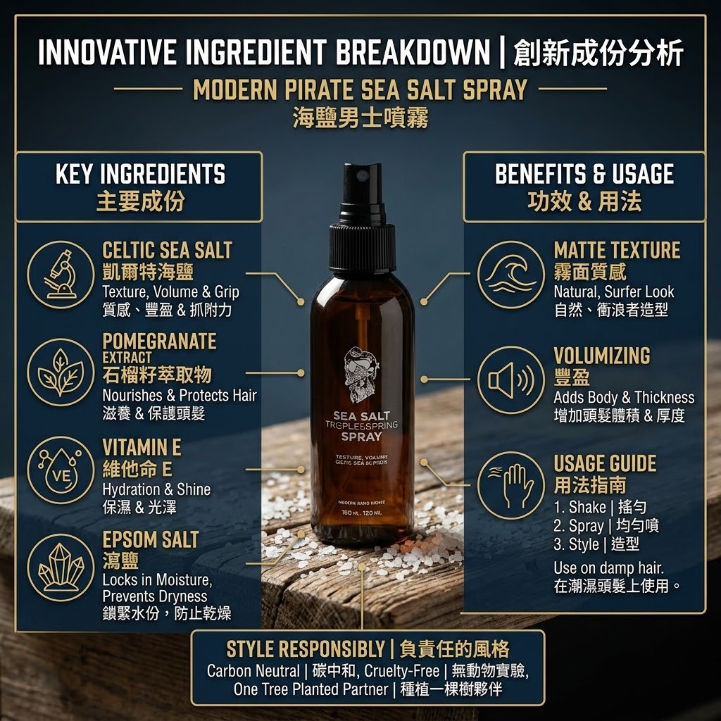 MODERN PIRATE SEA SALT SPRAY 125ml