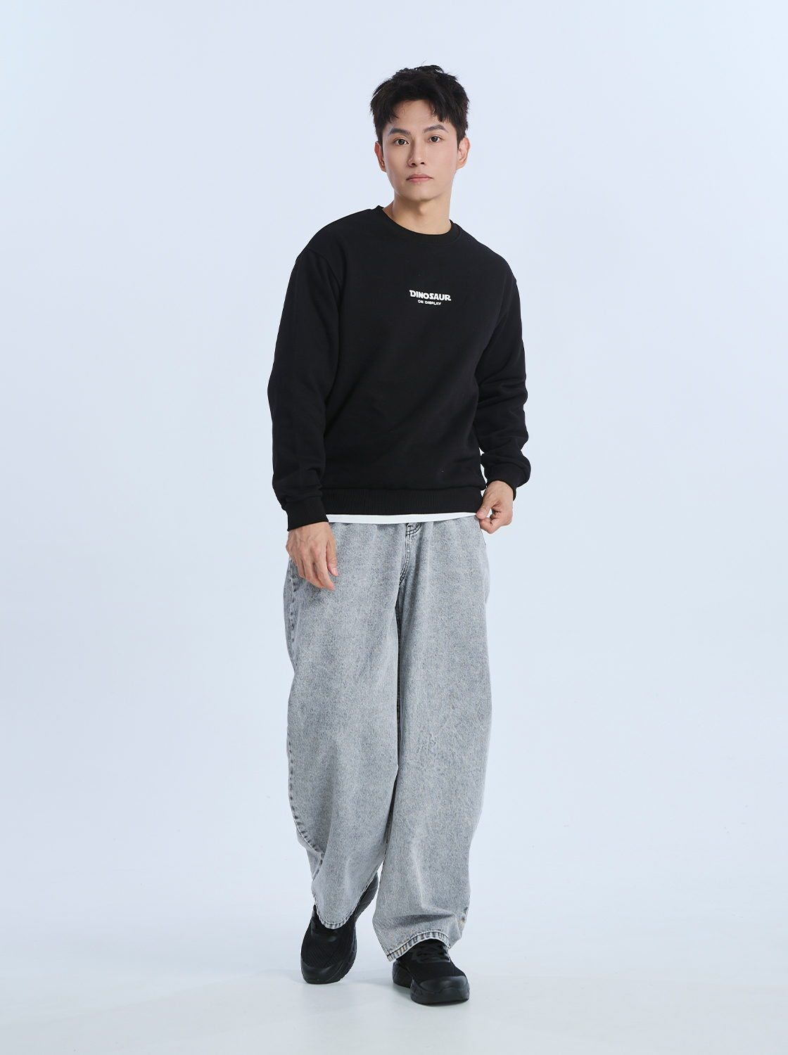 【期間限定】像素恐龍印花大學TEE