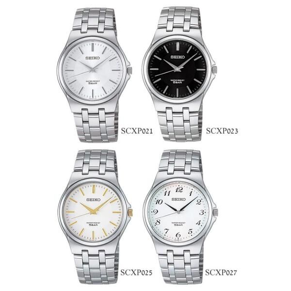 Seiko 精工 Selection Spirit Quartz Classic Stainless Steel White Dial SCXP021 Black Dial SCXP023 , White & Gold SCXP025 , White Dial SCXP027 石英經典款腕錶，不鏽鋼錶殼