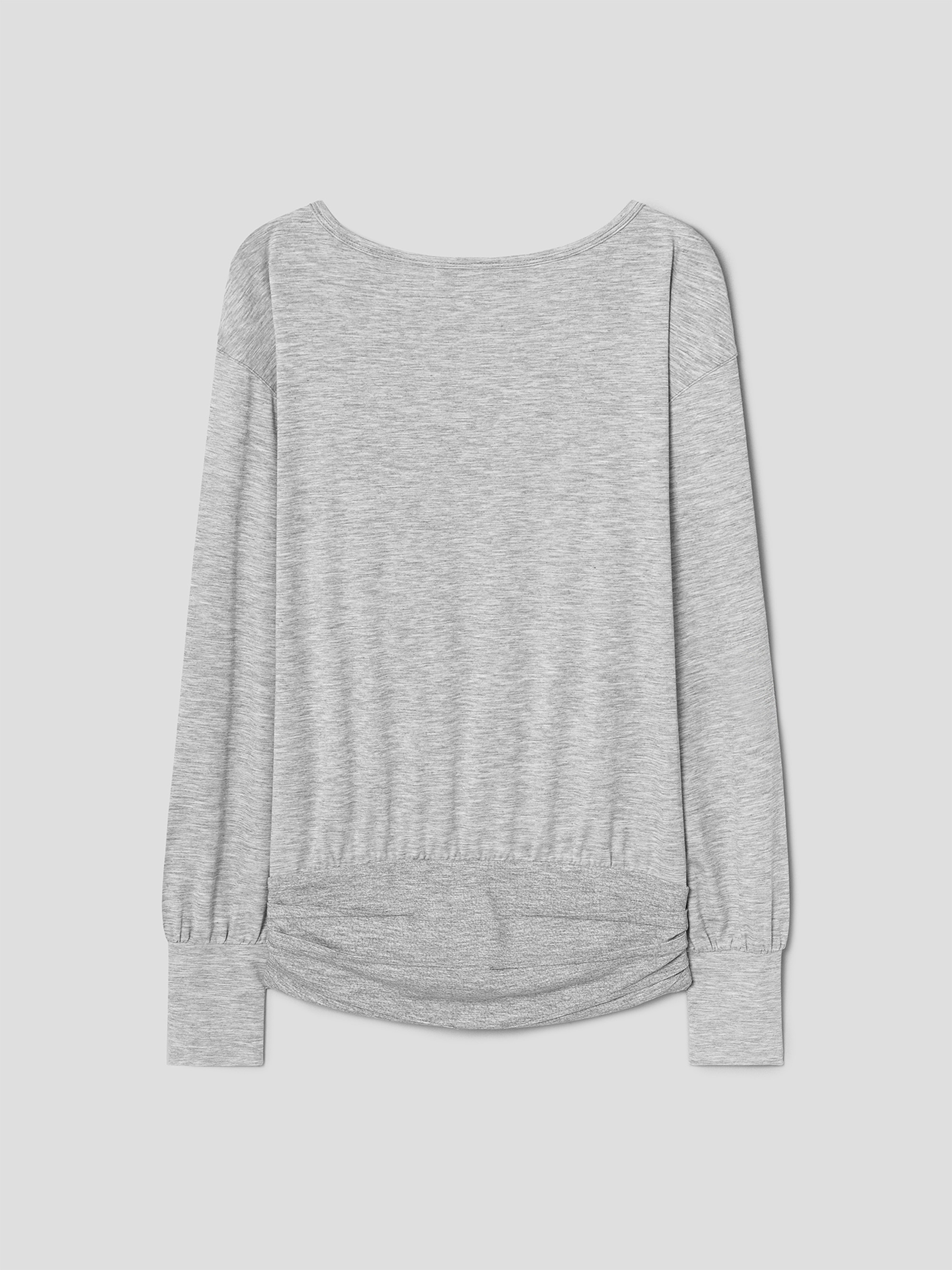 ANGGAE DRAPED BELT T-SHIRT 上衣