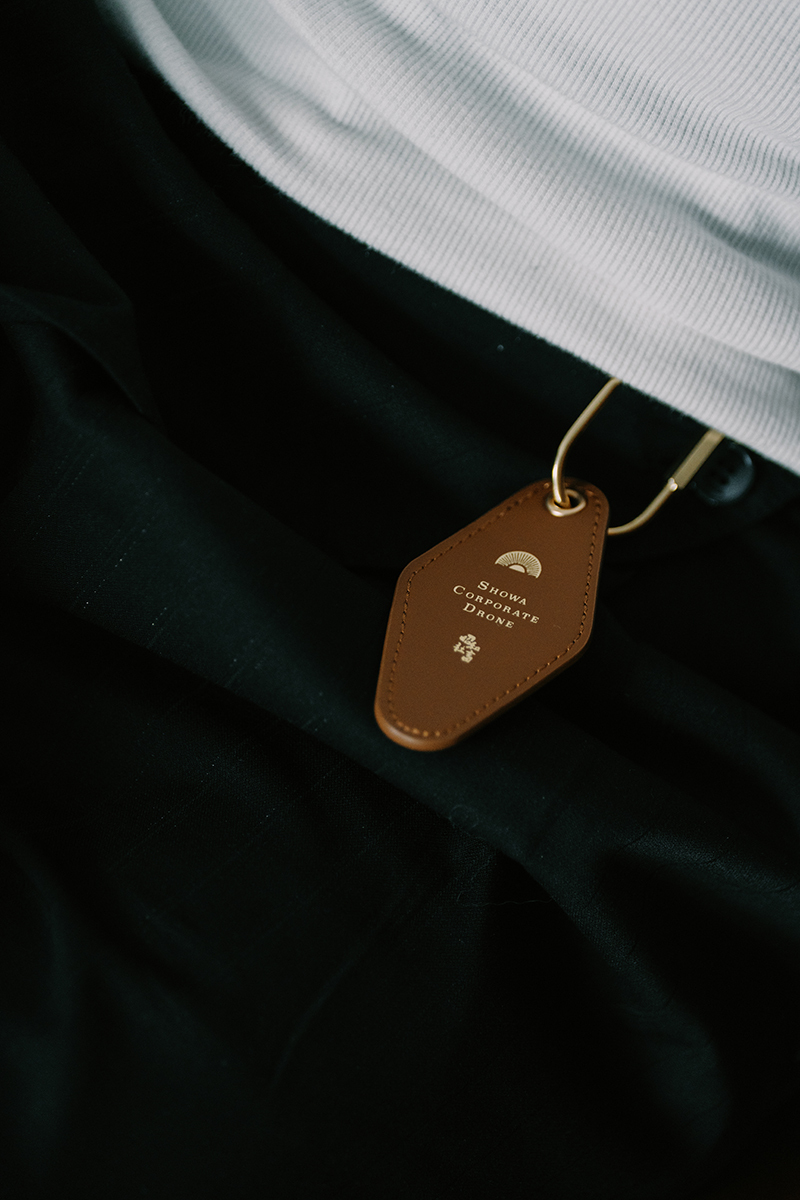 SHOWA C.D Leather Key Fob｜Brown｜Hong Kong Original Design