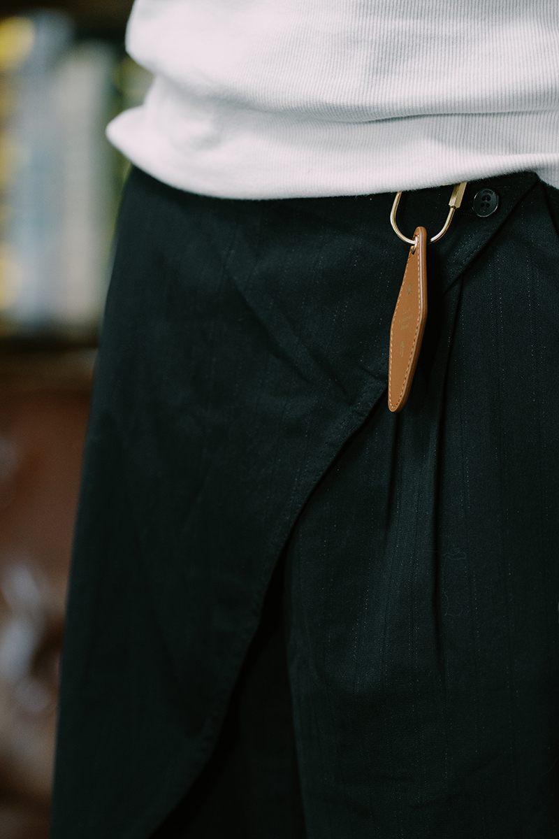 SHOWA C.D Leather Key Fob｜Brown｜Hong Kong Original Design