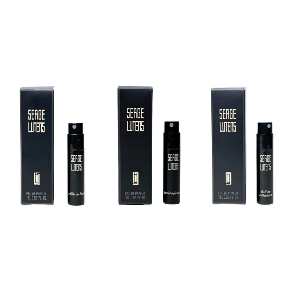 SERGE LUTENS 蘆丹氏 黑色禮服系列 柏林少女/大寫檀香/玻璃紙之夜 淡香精 1ml 針管 -任選