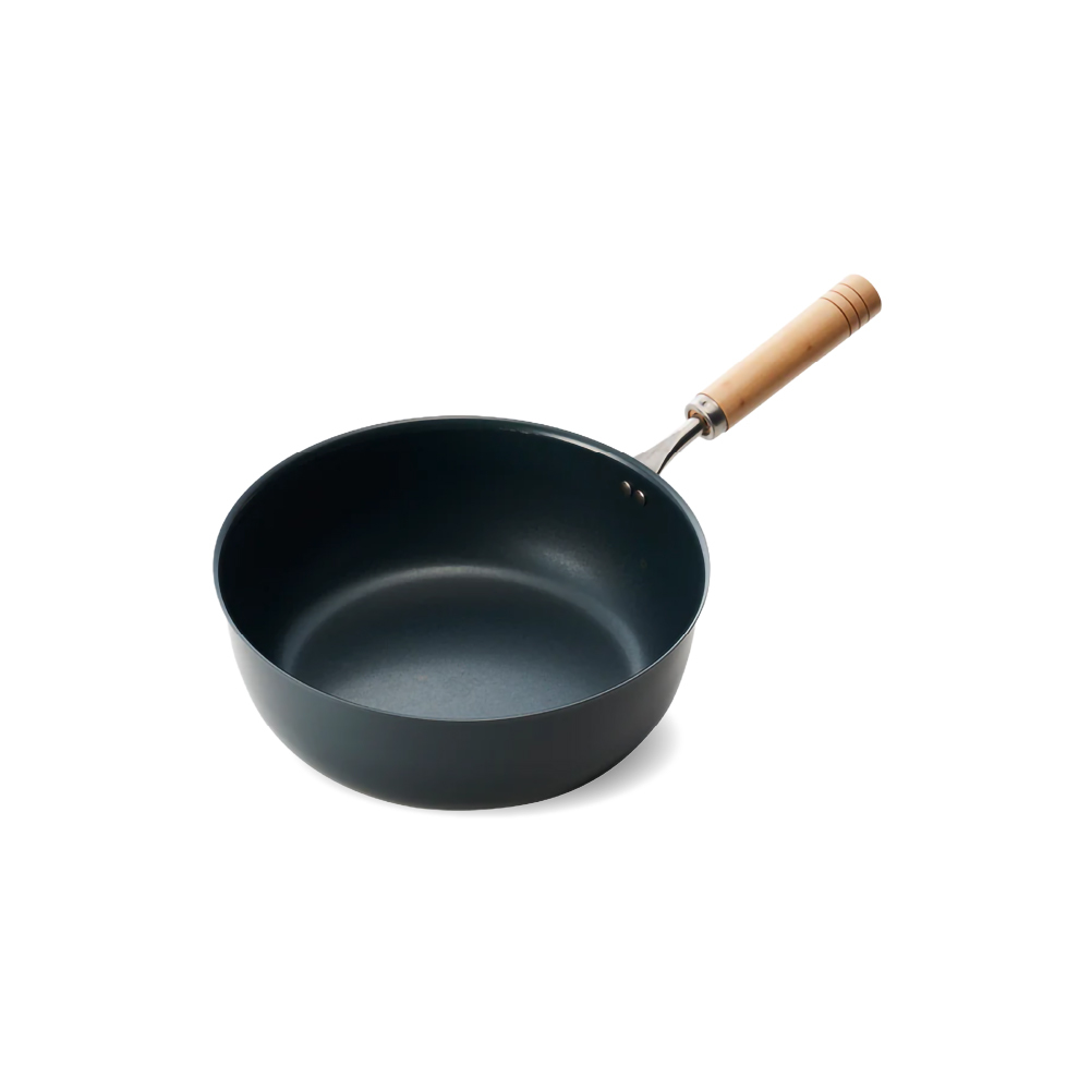 Sugi-Metal 匠味奈米壓紋平底鐵鍋/23cm/KS-3040