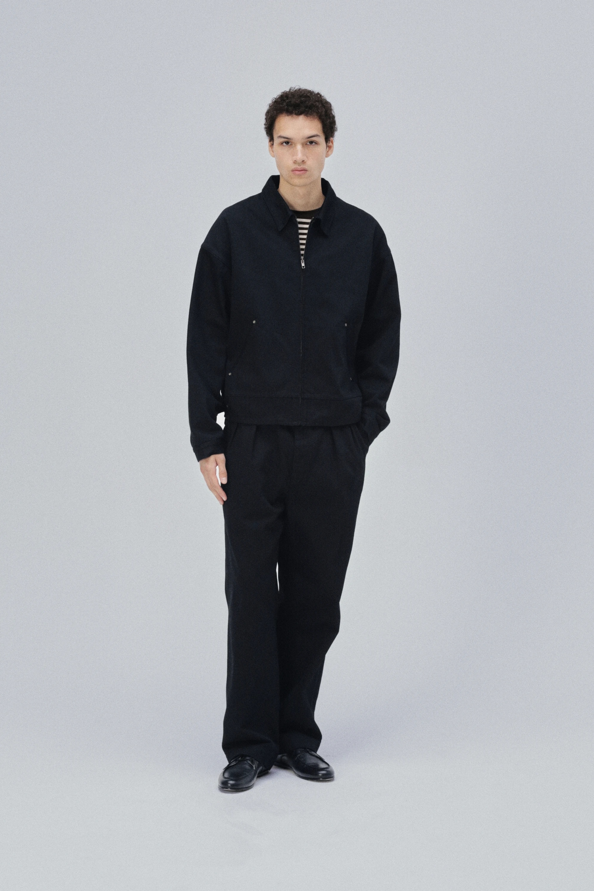KAPTAIN SUNSHINE WOOL HEMP ZIP JACKET