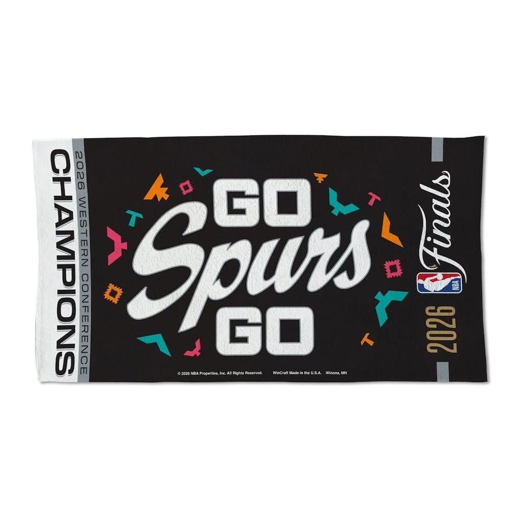 NBA毛巾 San Antonio Spurs 2026 West Champions 馬刺 西區冠軍 毛巾 WinCraft Towel 全新