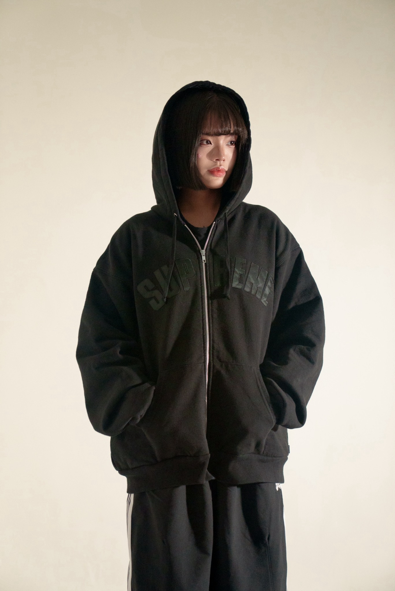 【Focus Store】現貨秒發 Supreme FW26 Week5 Arc Thermal Lined Zip Up Hooded Sweatshirt  拉鍊外套 黑色