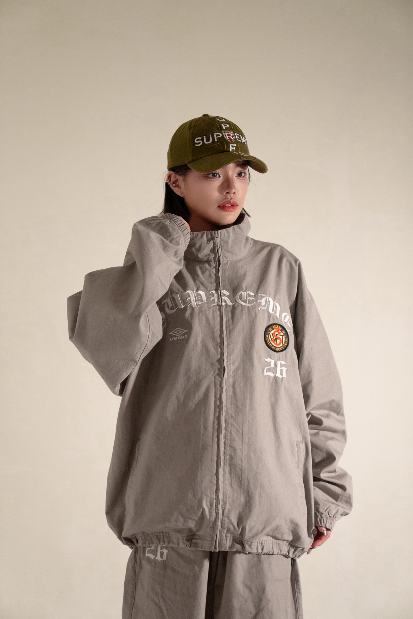 【Focus Store】現貨秒發 Supreme FW26 Week7 Umbro® Cotton Ripstop Track Jacket 聯名 外套 兩色