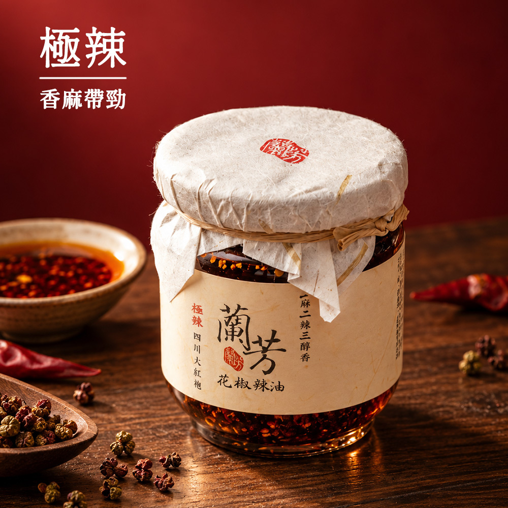 蘭芳花椒辣油150g-極辣