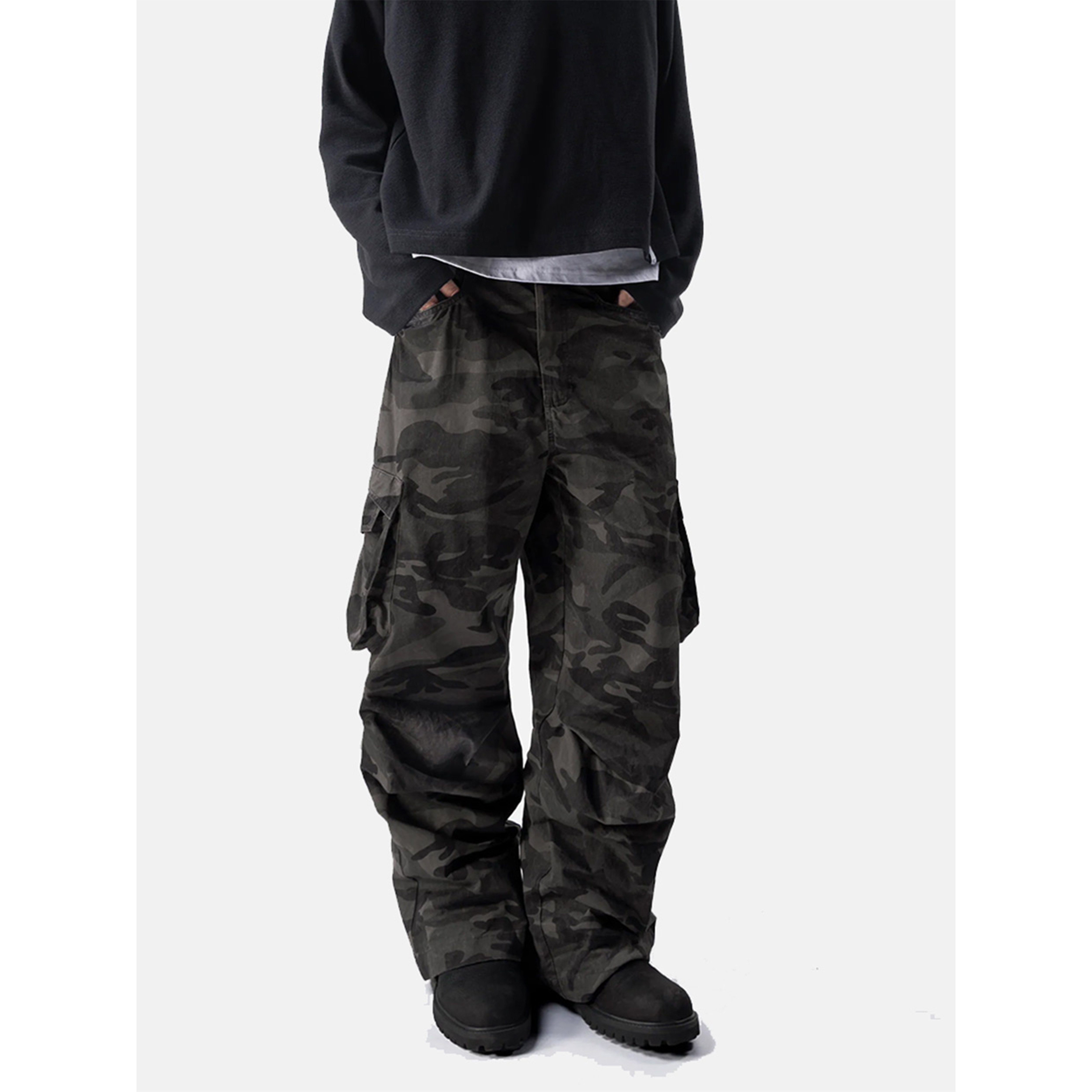 Anonymous Talking Camo Cargo Pants 迷彩口袋長褲