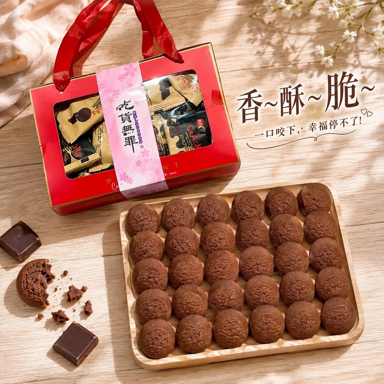 醇可可一口酥禮盒(300g)