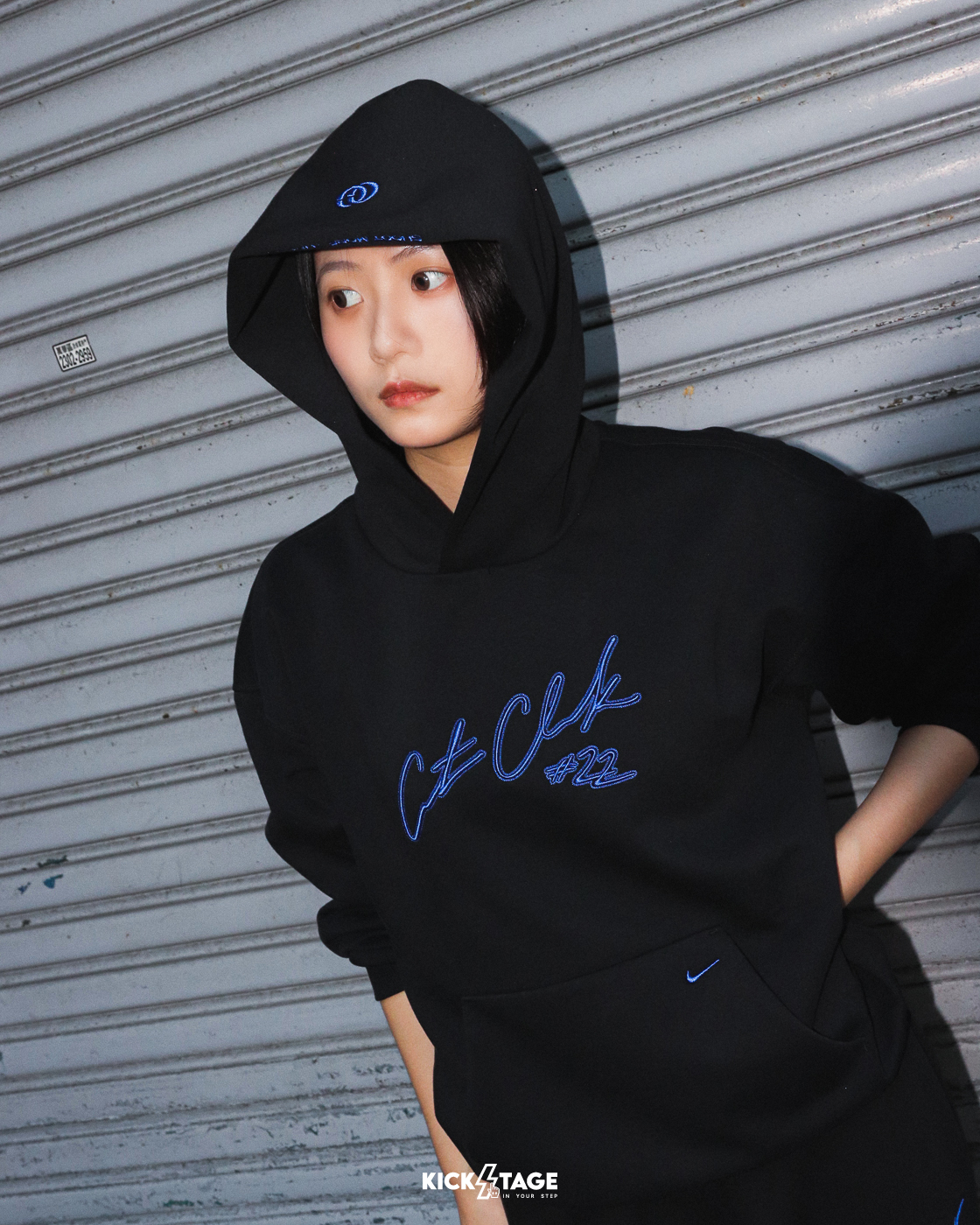 大童 NIKE SPORTSWEAR Caitlin Clark 黑色 抓絨 內刷毛 刺繡LOGO 小標 休閒 運動 套裝 長褲 長T 帽T【IZ4451/IZ4454】NKTF CC1