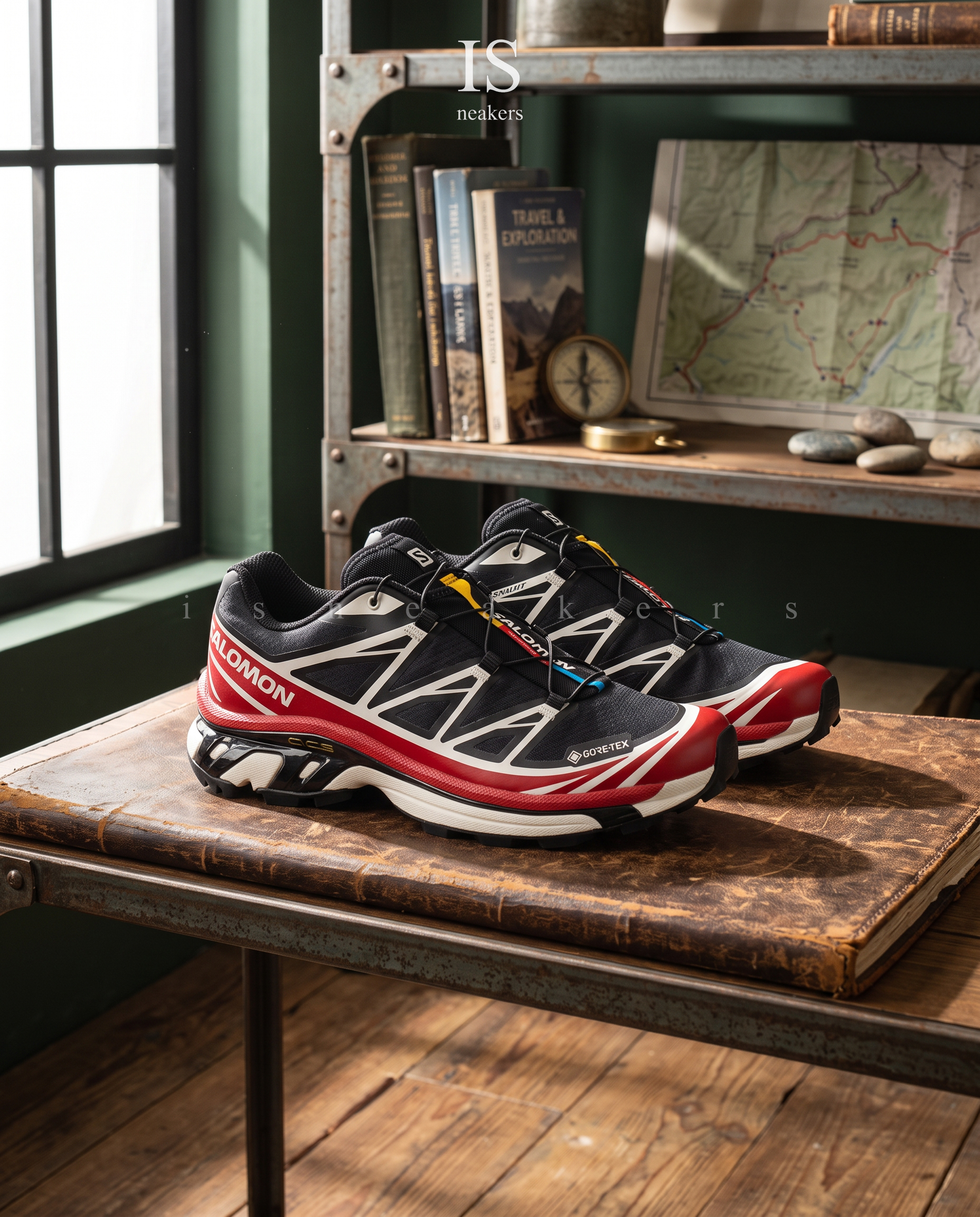 iSNEAKERS｜Salomon XT-6 GTX "Black Red" 黑紅 L47974900