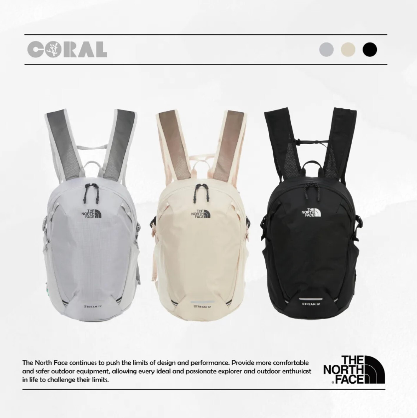 TNF STREAM 12L 小型登山後背包 黑色現貨