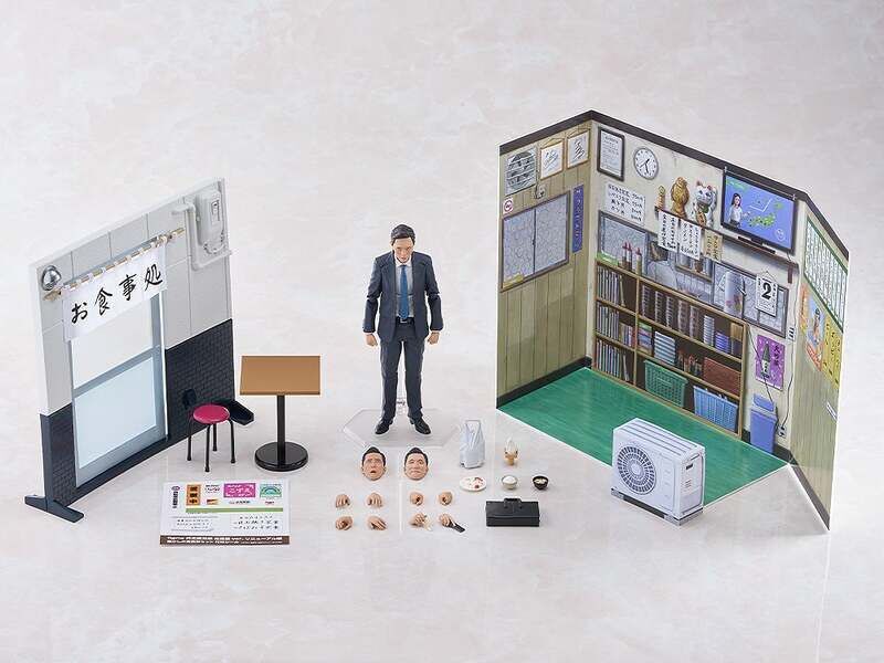 Max Factory 代理版 figma 675a 孤獨的美食家 五郎 松重豐Ver. 更新版 懷舊定食店