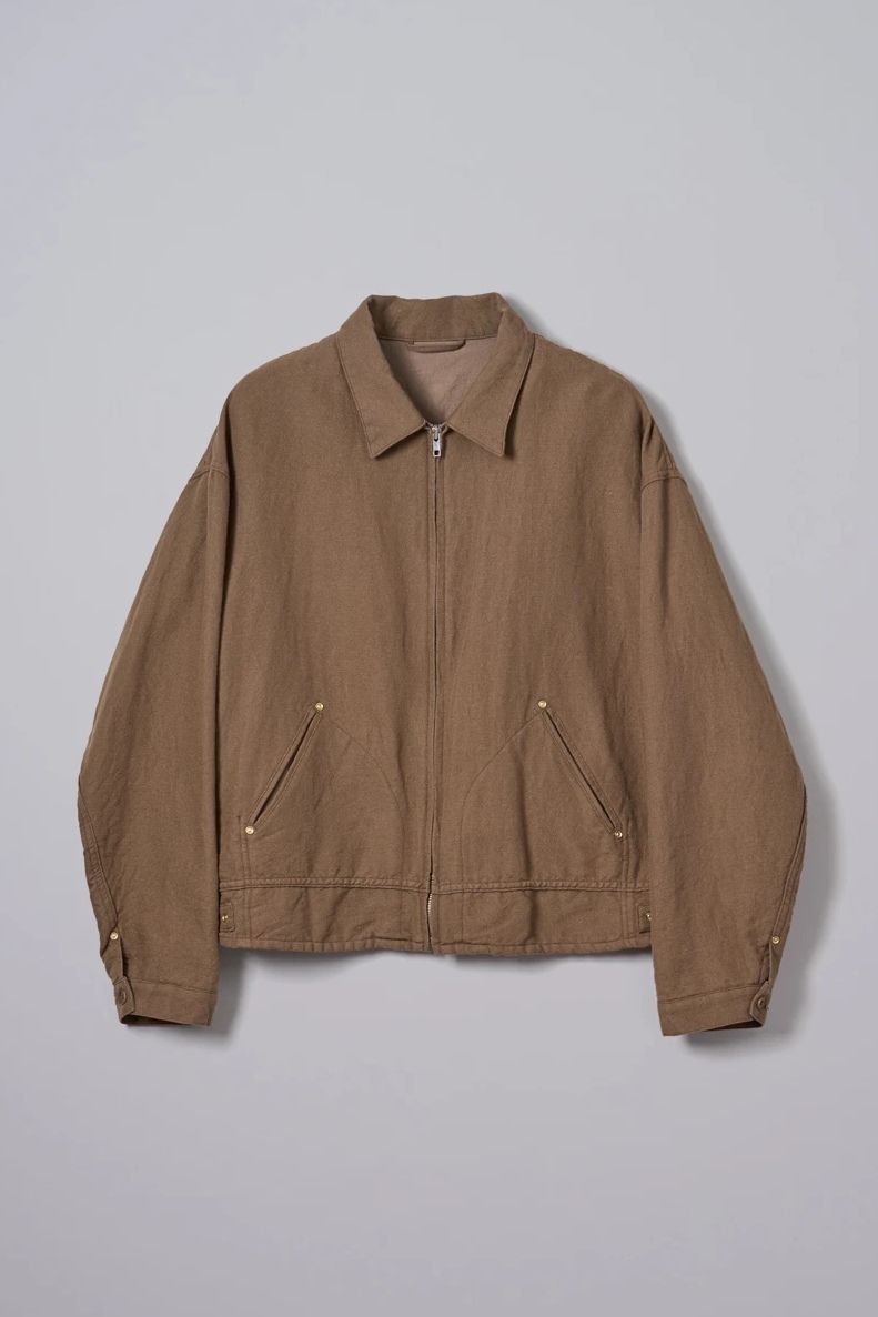 KAPTAIN SUNSHINE WOOL HEMP ZIP JACKET