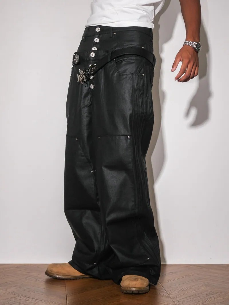 ATONE DOUBLE WAIST COATED DENIM
