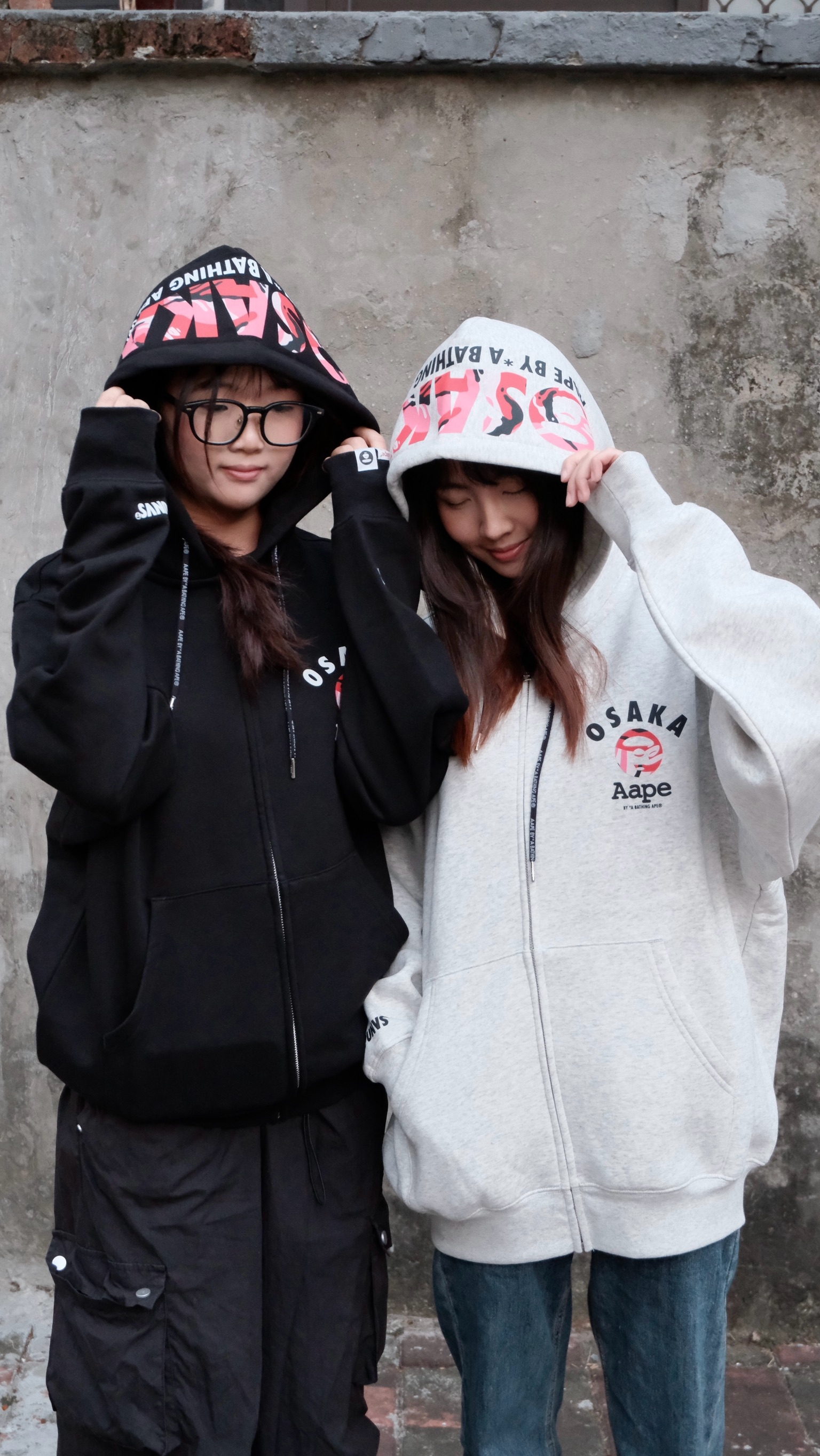 AAPE Osaka  大阪 城市 限定 迷彩 拉鍊 連帽 外套 AAPSWM30020AR 30020