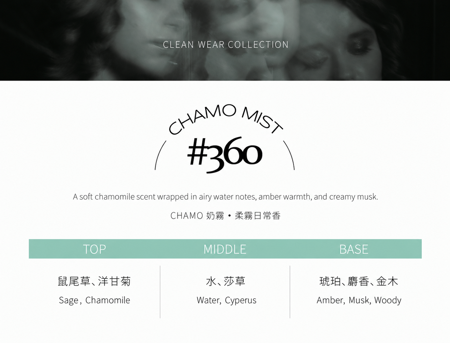 #360 CHAMO MIST CHAMO 奶霧 淡香水10ml