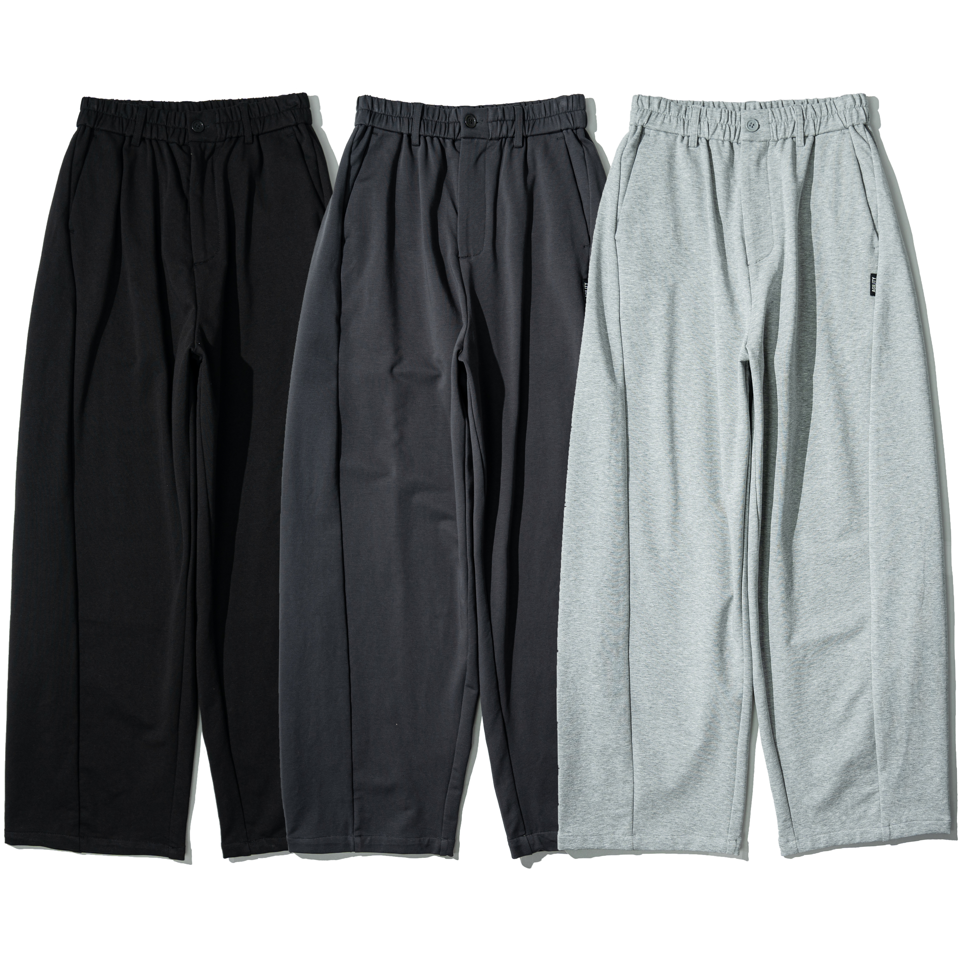 AGILITY Curved Cotton Pants 剪裁闊腿 彎刀棉褲 [P68S]