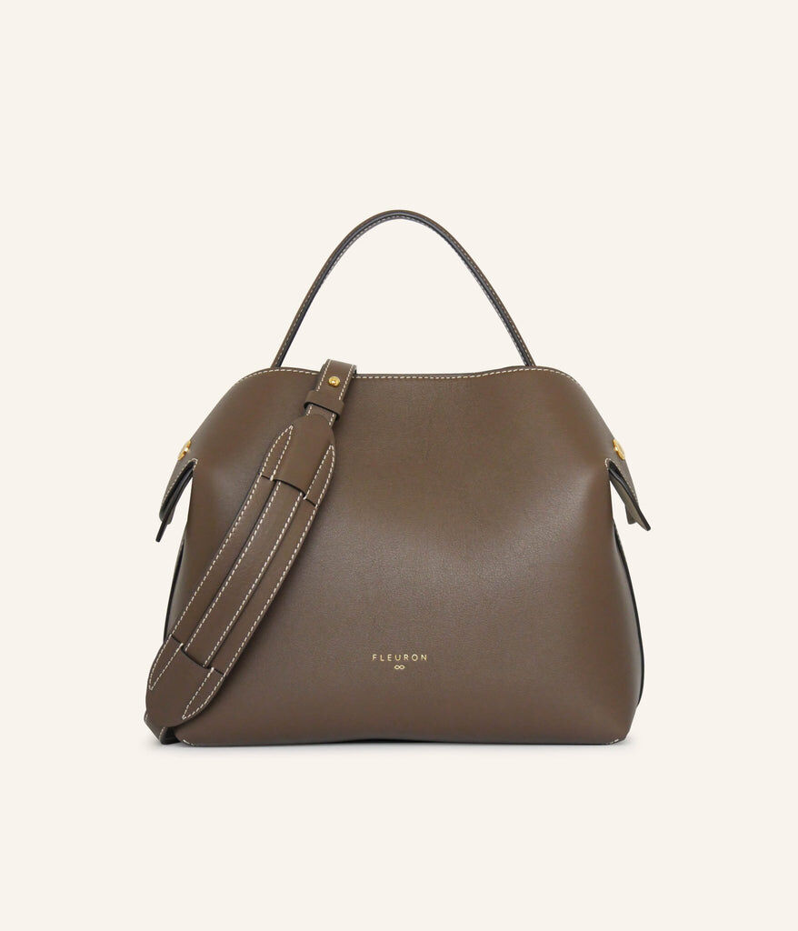 1FL1018-021 [FLEURON] Swann Taupe Fonce #MAF03VL1312DKT (EU)