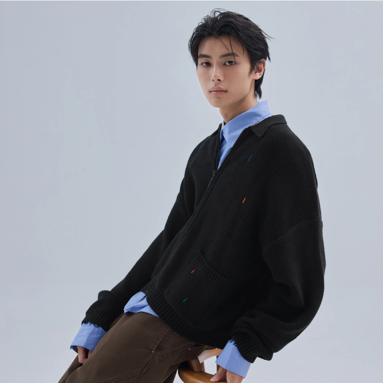 MELSIGN x plain-me Memento Knit Cardigan 可拆式針織外套