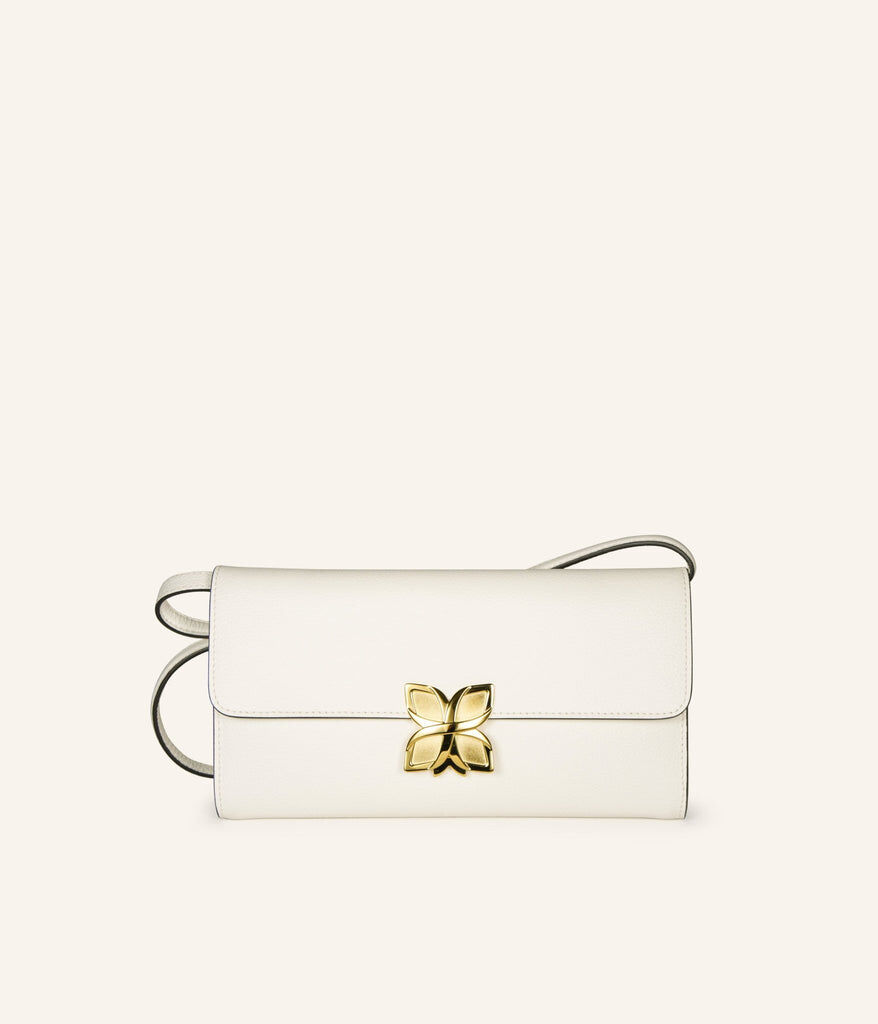 1FL1018-281 [FLEURON] Hortensia Clutch Creme #MAF19VG0604CRM (EU)