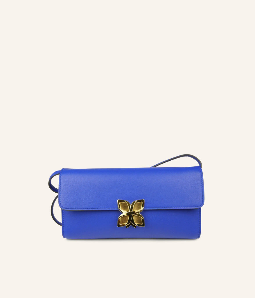 1FL1018-294 [FLEURON] Hortensia Clutch Bleu Roi #MAF19VL3949RYB (EU)