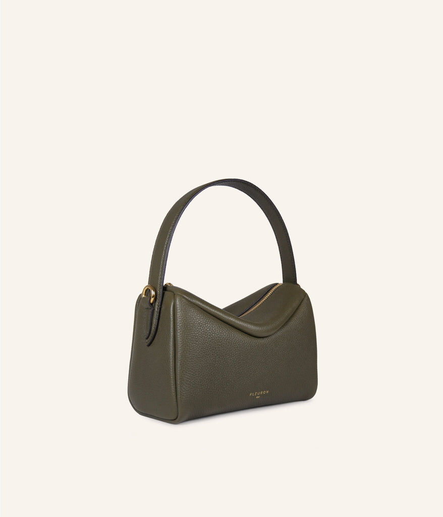 1FL1018-304 [FLEURON] Mini Bean Vert Olive #MAF21VG0515OLG (EU)