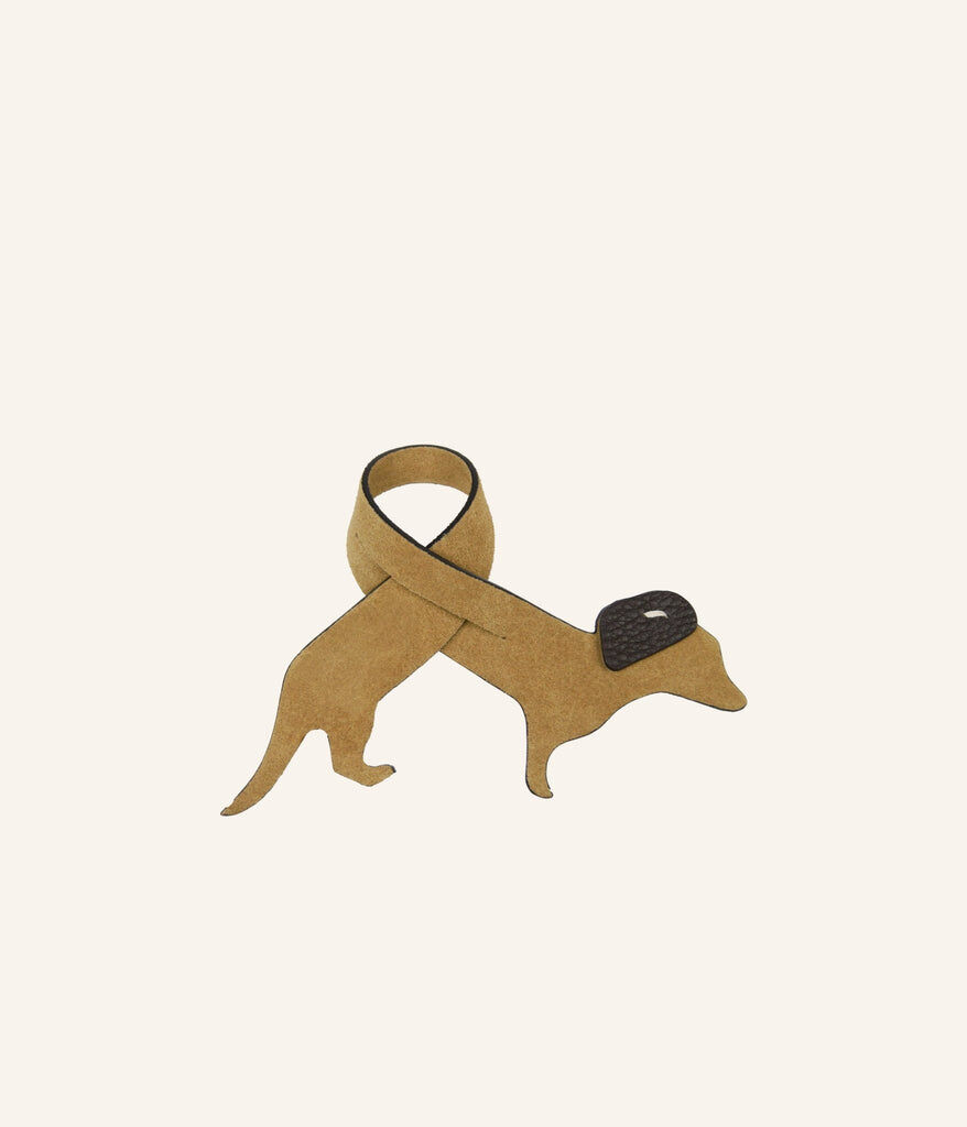 1FL1018-483 [FLEURON] Teckel Suede Biscuit #PMM11SV1214BSC (EU)
