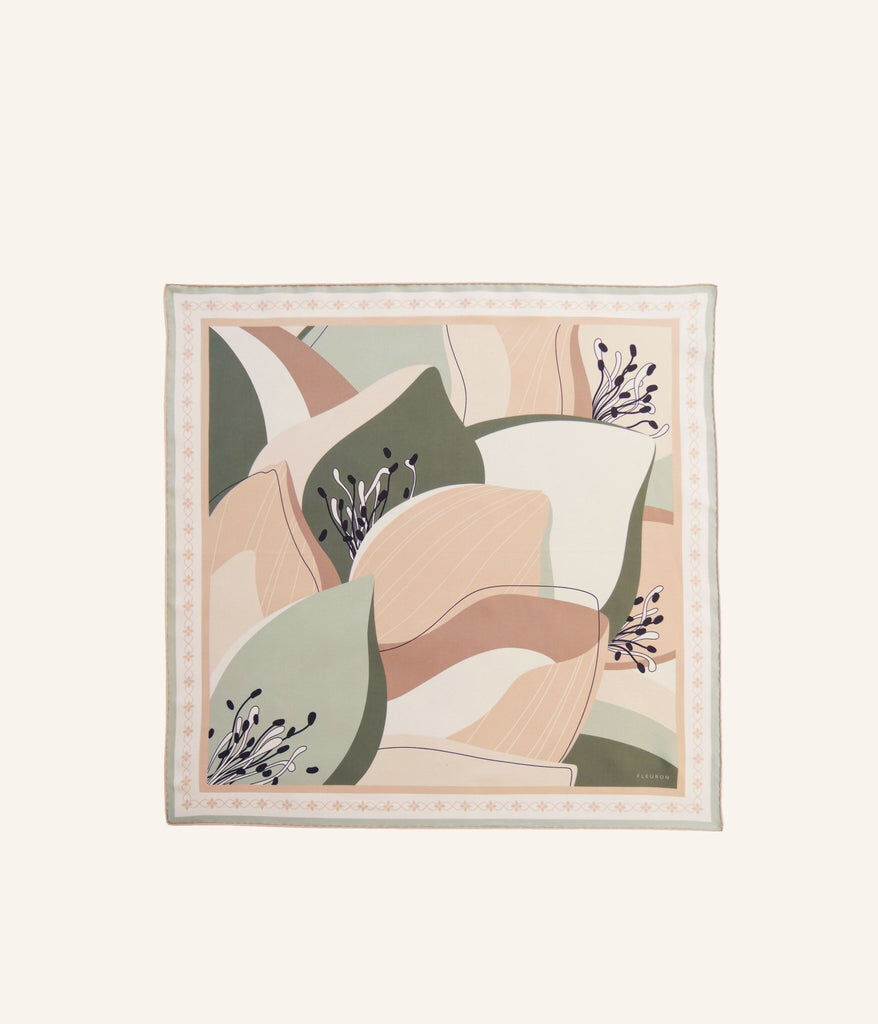 1FL1018-502 [FLEURON] Bloom Carre 65x65cm Vert Amande #TXF01SK6323AGR (EU)