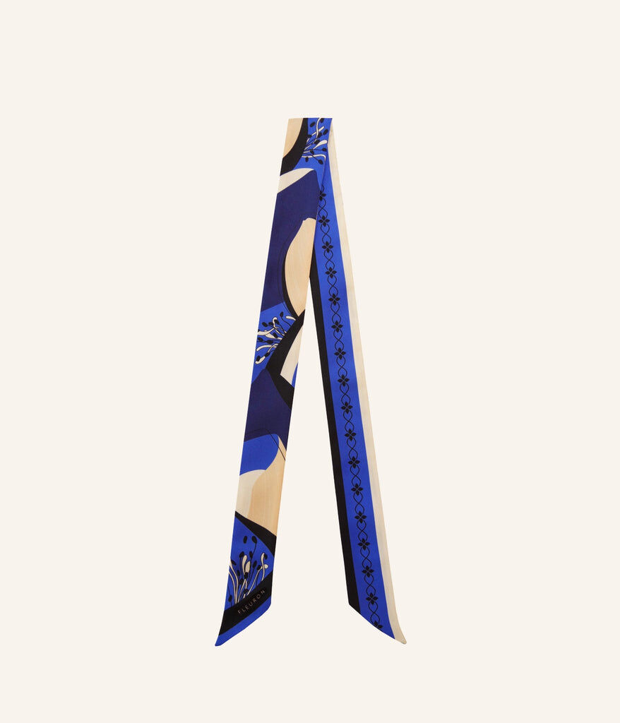 1FL1018-507 [FLEURON] Bloom Bandeau 5x120cm Bleu Cobalt #TXF03SK4050CBL (EU)
