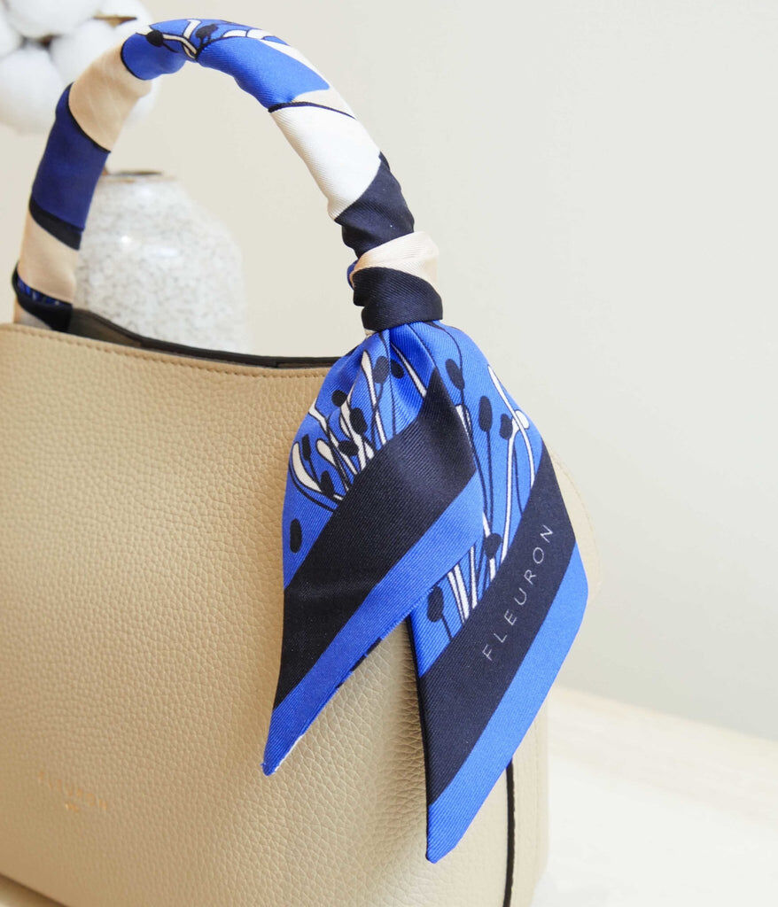 1FL1018-507 [FLEURON] Bloom Bandeau 5x120cm Bleu Cobalt #TXF03SK4050CBL (EU)