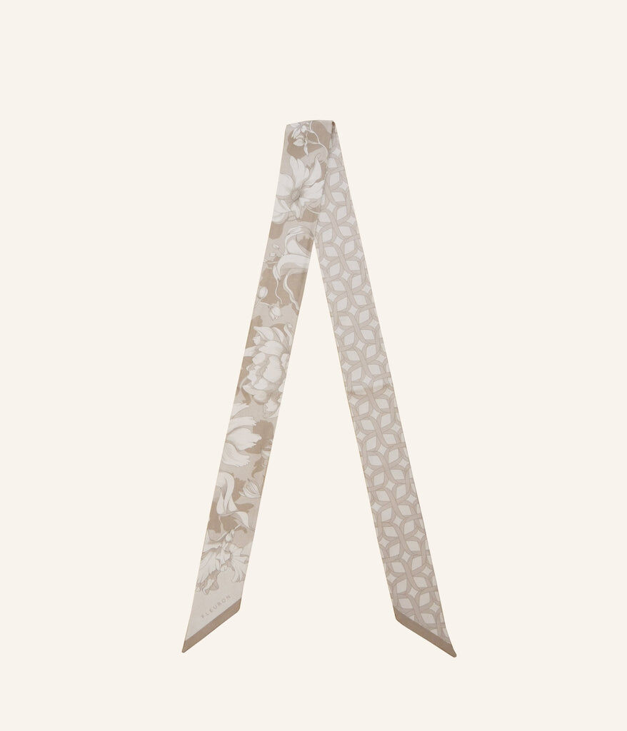 1FL1018-510 [FLEURON] La Delicatesse Bandeau 5x120cm Taupe #TXF05SK0808MOL (EU)