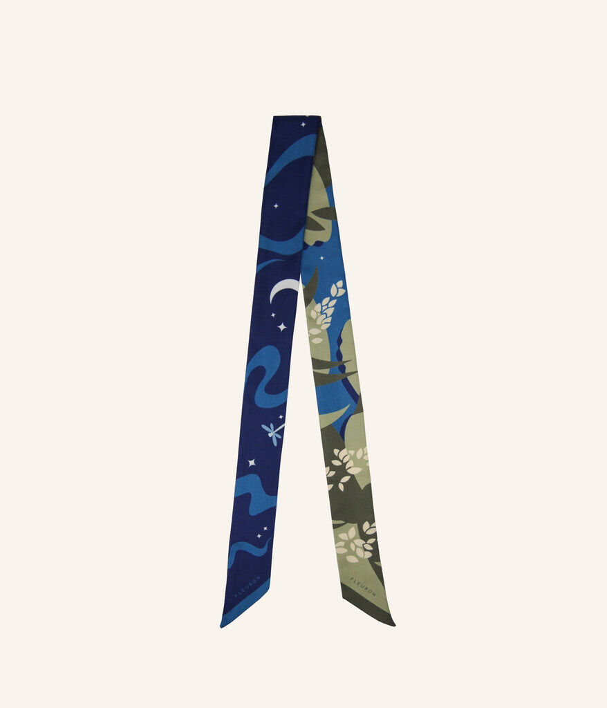 1FL1018-517 [FLEURON] La Nuit Bandeau 5x120cm Multicolore #TXF12SK0000MTC (EU)