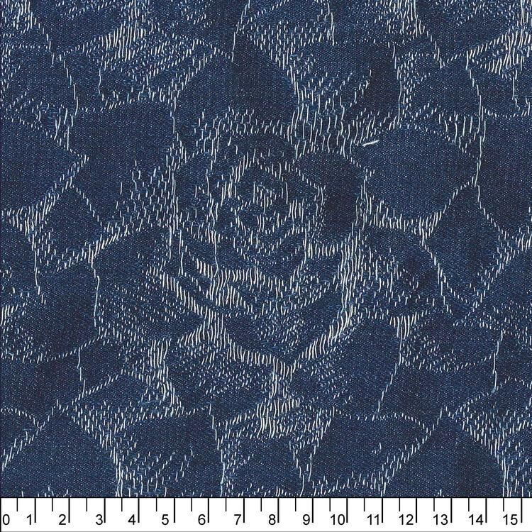 水洗提花牛仔布261015-009（一尺）