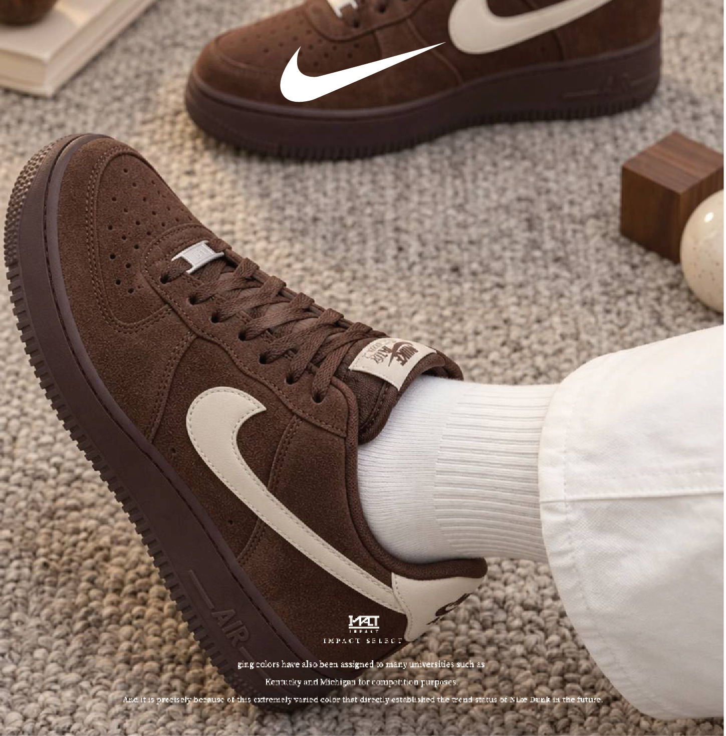 NIKE AIR FORCE 1 Cacao Wow  復古可可棕 麂皮 IQ0136-200