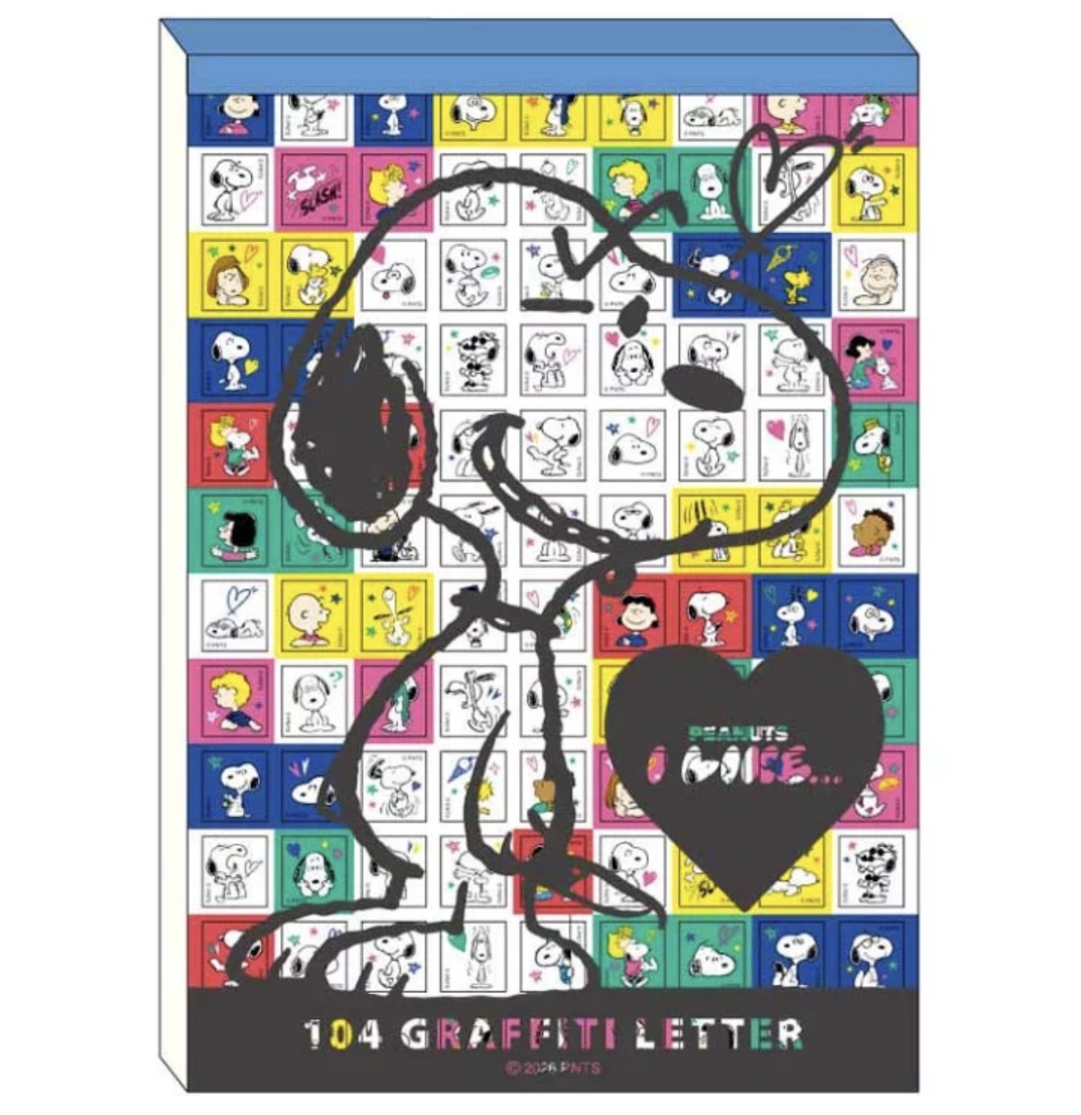 JP 2026 Snoopy x I Like 104 塗鴉風大薄 8690 TK261015