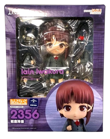GSC 2356 Nendoroid Lain Iwakura 岩倉玲音 - 黏土人模型公仔 10cm Serial Experiments Lain Chibi