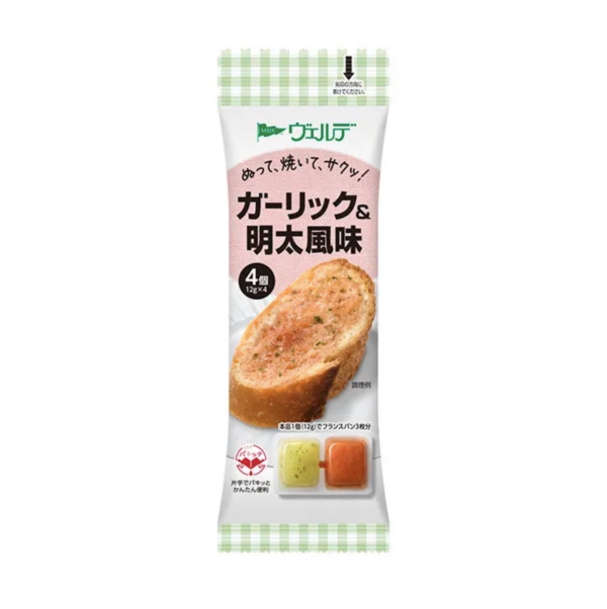 【賣完即止】JP 便攜式 蒜香明太子麵包醬 4個 2713 TK261015
