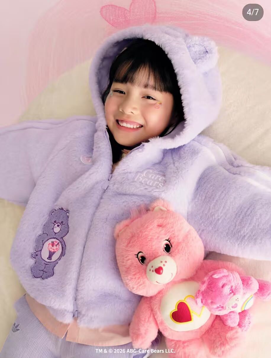 廠單 ad & care bear毛毛親子外套