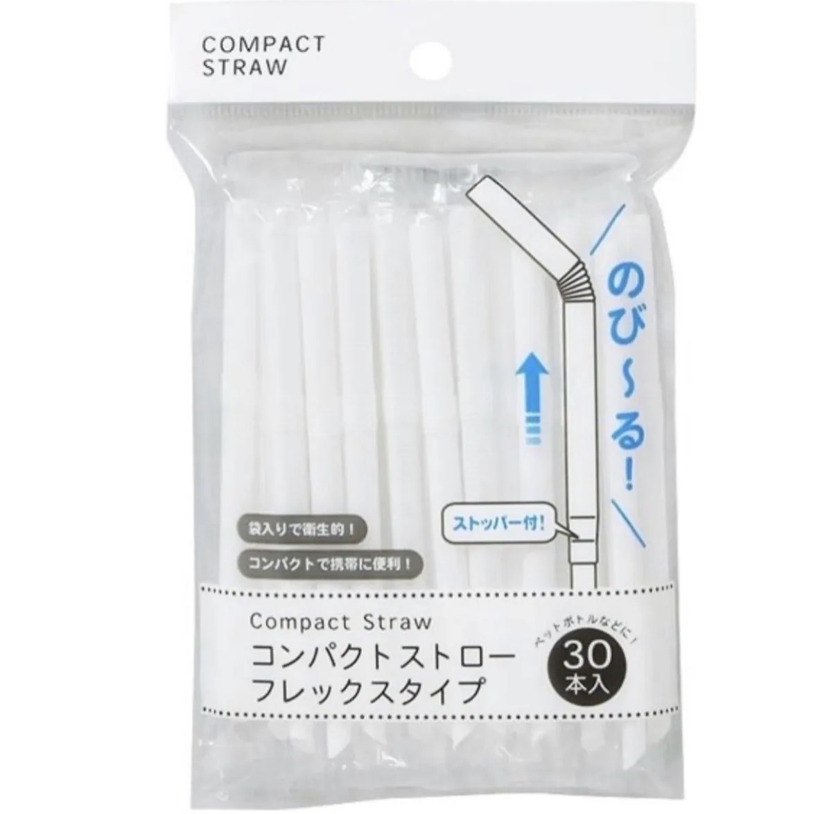 【長線好評】JP 便攜款伸縮款飲管 30枝 3301 TK261015