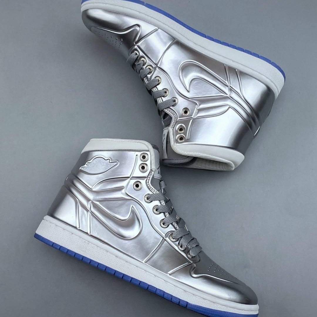 Air Jordan 1 Anodized "Silver"高筒休閒鞋