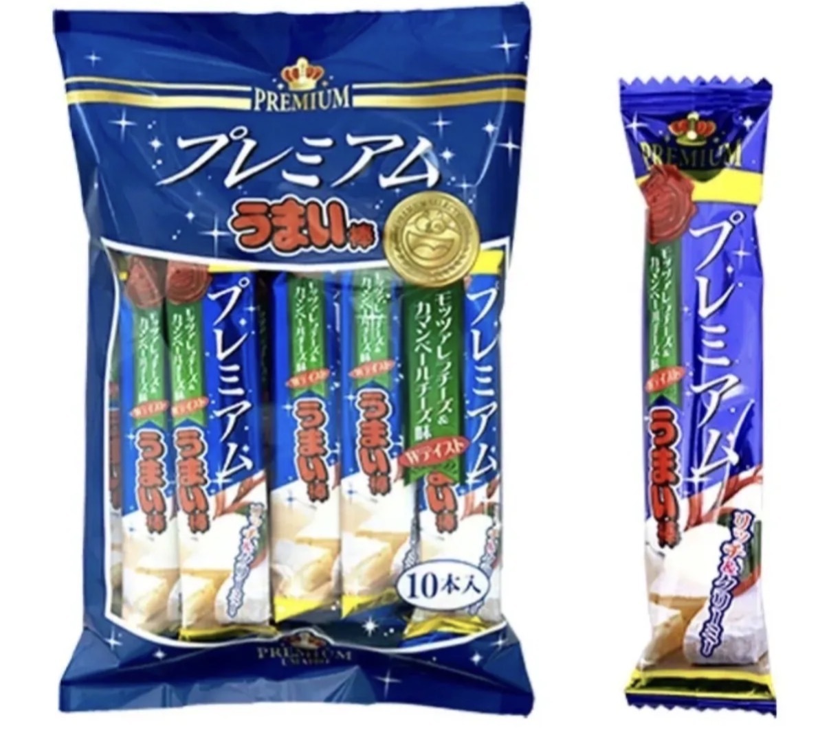 【長線爆單】JP Premium 奢華升級版 美味棒 雙倍芝士風味 10條 6027 TK261015